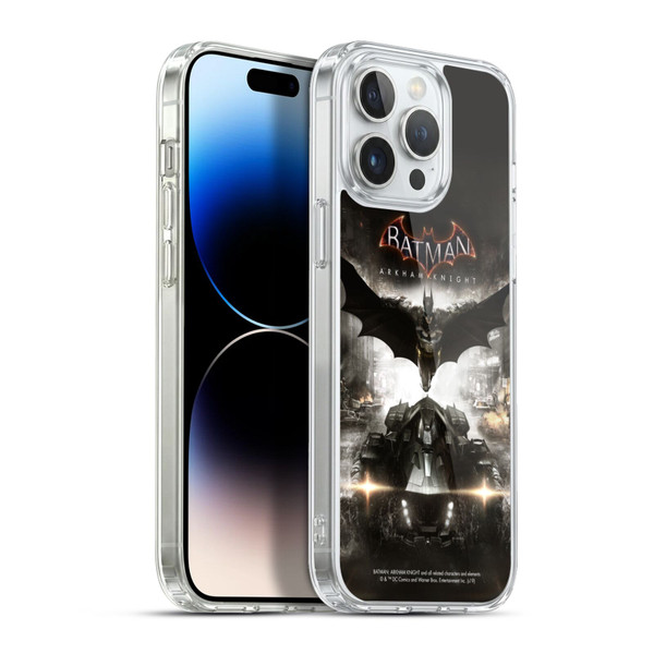 Batman Arkham Knight Graphics Key Art Soft Gel Case for Apple iPhone 13 Pro Max & MagSafe