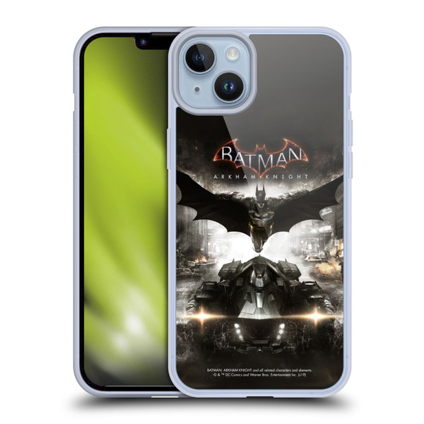 Batman Arkham Knight Graphics Key Art Soft Gel Case for Apple iPhone 14 Plus