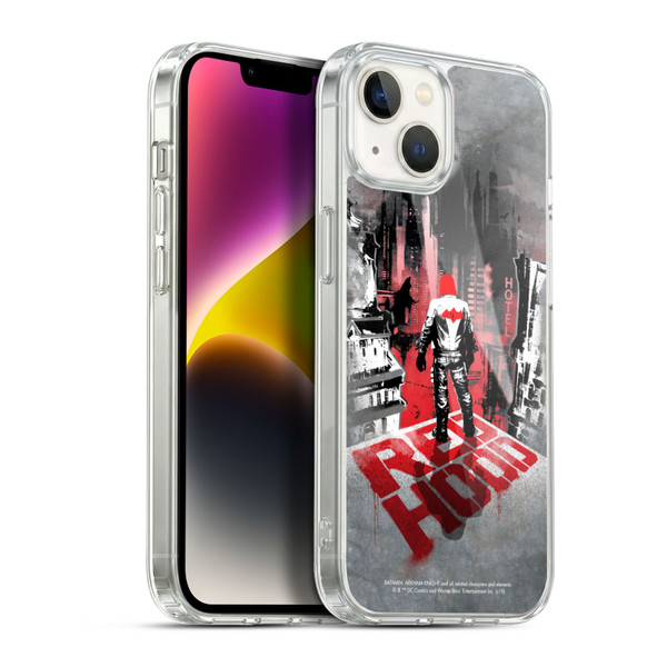 Batman Arkham Knight Graphics Red Hood Soft Gel Case for Apple iPhone 14 Plus & MagSafe
