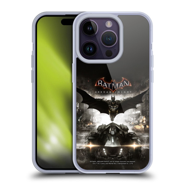 Batman Arkham Knight Graphics Key Art Soft Gel Case for Apple iPhone 14 Pro