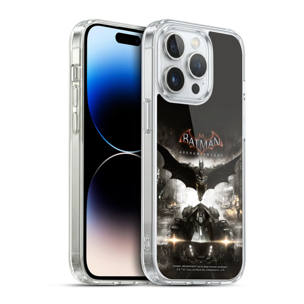 Batman Arkham Knight Graphics Key Art Soft Gel Case for Apple iPhone 14 Pro & MagSafe