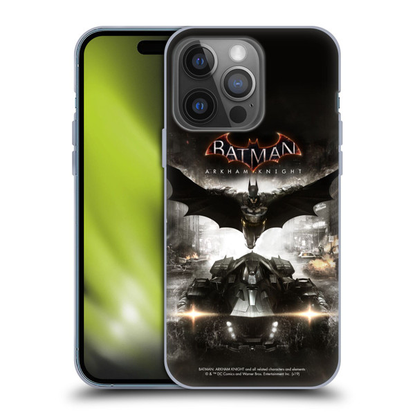 Batman Arkham Knight Graphics Key Art Soft Gel Case for Apple iPhone 14 Pro