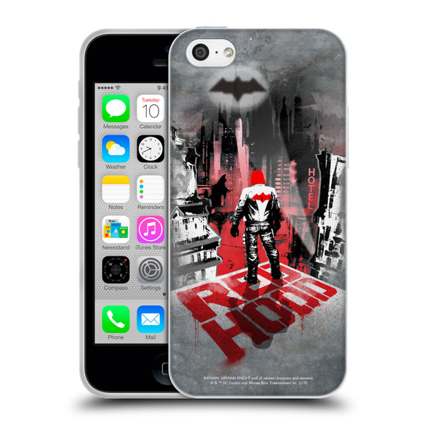 Batman Arkham Knight Graphics Red Hood Soft Gel Case for Apple iPhone 5c