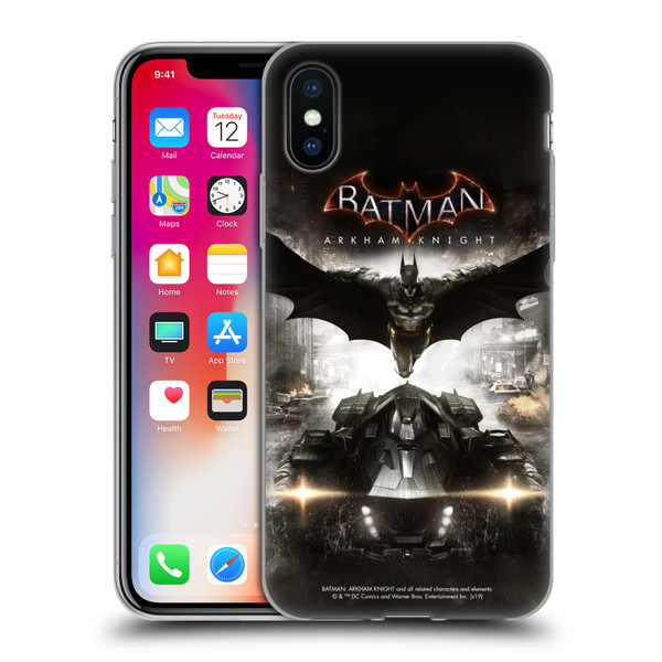 Batman Arkham Knight Graphics Key Art Soft Gel Case for Apple iPhone X / iPhone XS