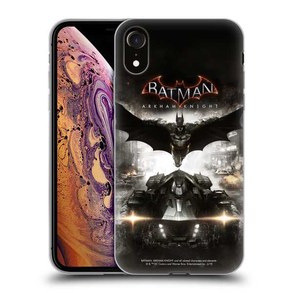 Batman Arkham Knight Graphics Key Art Soft Gel Case for Apple iPhone XR