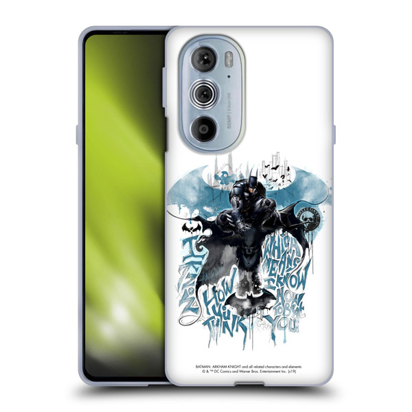 Batman Arkham Knight Graphics How You Think Soft Gel Case for Motorola Edge X30