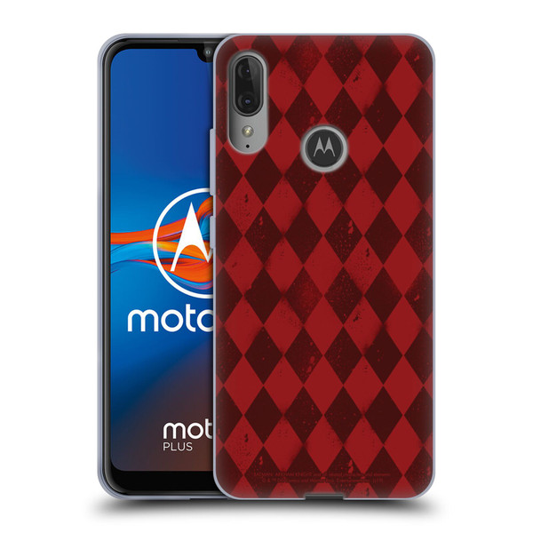 Batman Arkham Knight Graphics Harley Quinn Pattern Soft Gel Case for Motorola Moto E6 Plus