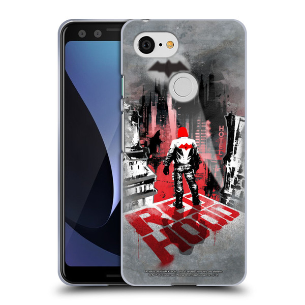 Batman Arkham Knight Graphics Red Hood Soft Gel Case for Google Pixel 3