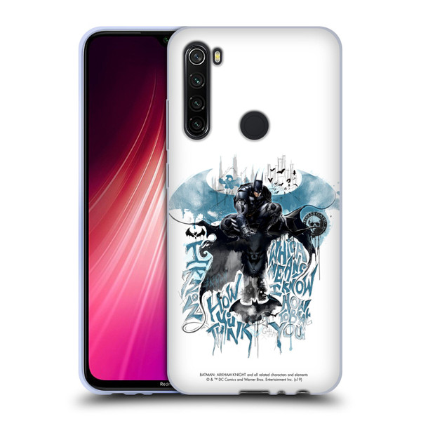 Batman Arkham Knight Graphics How You Think Soft Gel Case for Xiaomi Redmi Note 8T