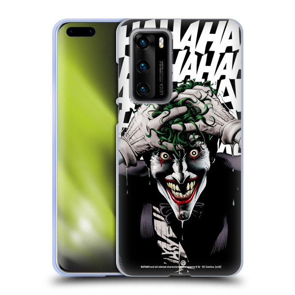 The Joker DC Comics Character Art The Killing Joke Soft Gel Case for Huawei P40 5G