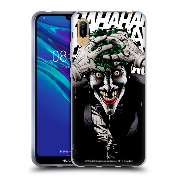 The Joker DC Comics Character Art The Killing Joke Soft Gel Case for Huawei Y6 Pro (2019)