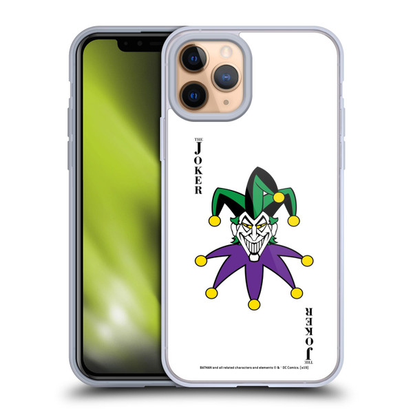 The Joker DC Comics Character Art Card Soft Gel Case for Apple iPhone 11 Pro