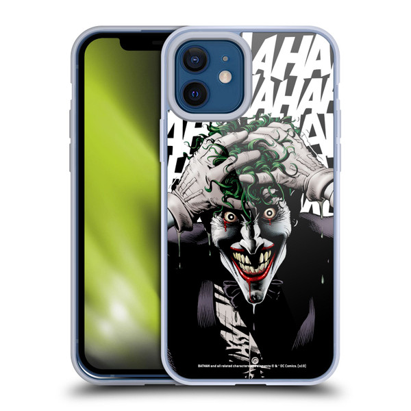 The Joker DC Comics Character Art The Killing Joke Soft Gel Case for Apple iPhone 12 / iPhone 12 Pro