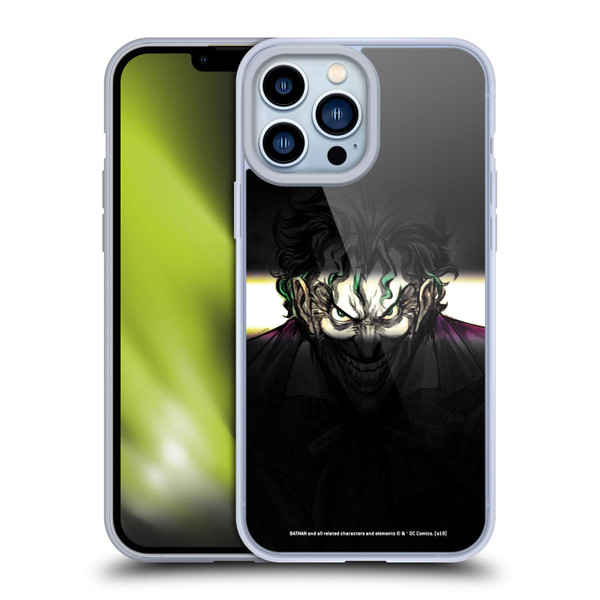 The Joker DC Comics Character Art Arkham Asylum Soft Gel Case for Apple iPhone 13 Pro Max