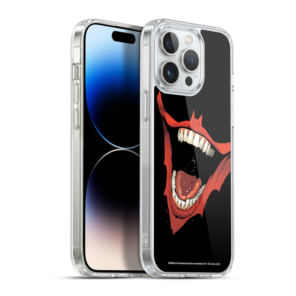 The Joker DC Comics Character Art Laugh Bat Logo Soft Gel Case for Apple iPhone 13 Pro Max & MagSafe