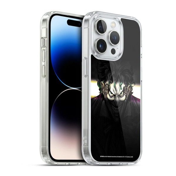 The Joker DC Comics Character Art Arkham Asylum Soft Gel Case for Apple iPhone 13 Pro & MagSafe