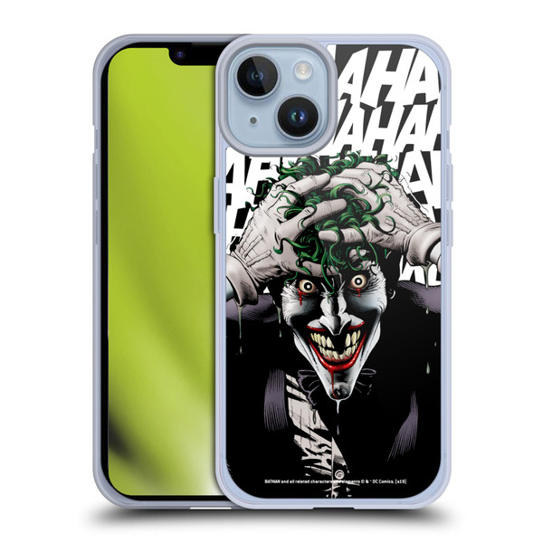 The Joker DC Comics Character Art The Killing Joke Soft Gel Case for Apple iPhone 14