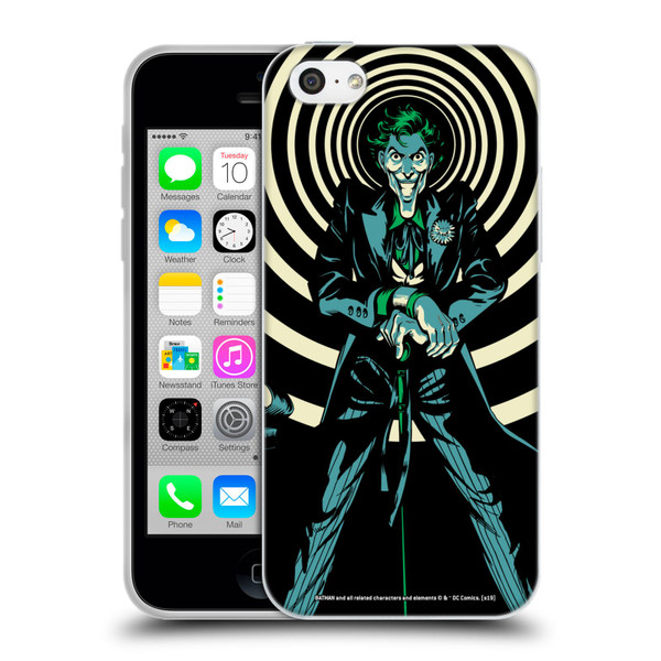 The Joker DC Comics Character Art Grin Soft Gel Case for Apple iPhone 5c