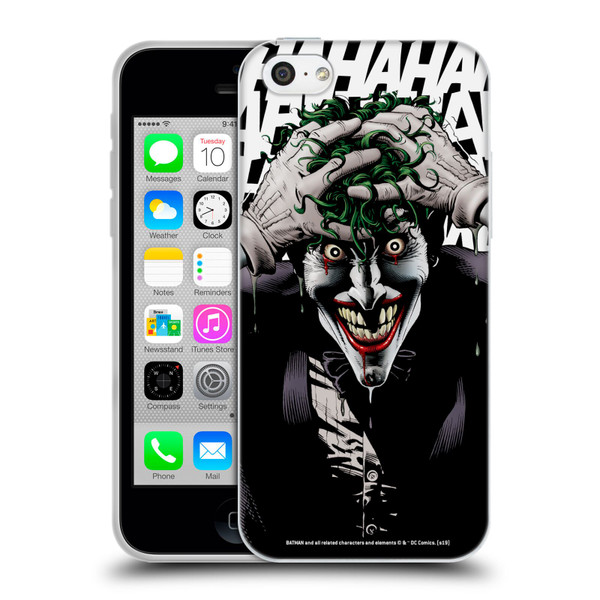 The Joker DC Comics Character Art The Killing Joke Soft Gel Case for Apple iPhone 5c