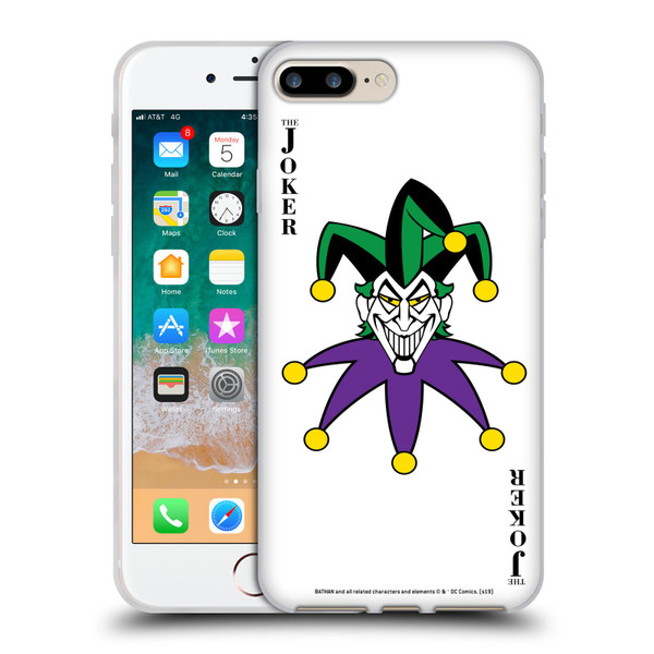The Joker DC Comics Character Art Card Soft Gel Case for Apple iPhone 7 Plus / iPhone 8 Plus