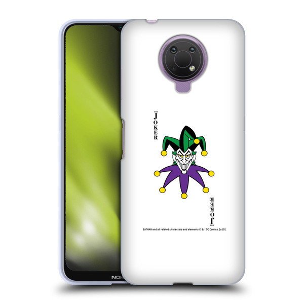 The Joker DC Comics Character Art Card Soft Gel Case for Nokia G10