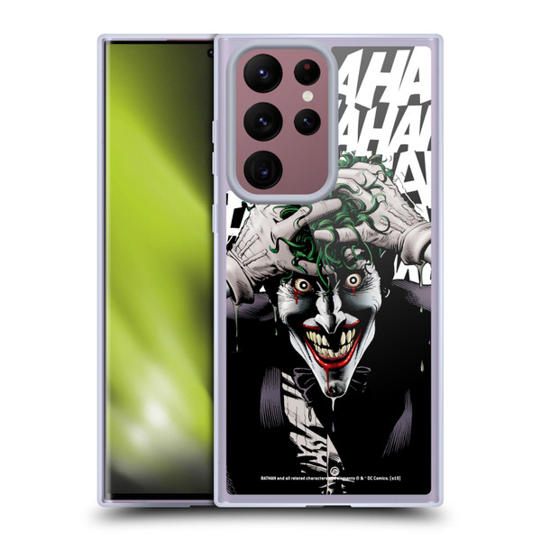 The Joker DC Comics Character Art The Killing Joke Soft Gel Case for Samsung Galaxy S22 Ultra 5G