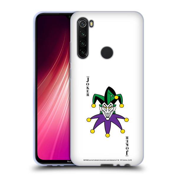 The Joker DC Comics Character Art Card Soft Gel Case for Xiaomi Redmi Note 8T