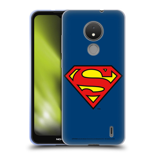 Superman DC Comics Logos Classic Soft Gel Case for Nokia C21