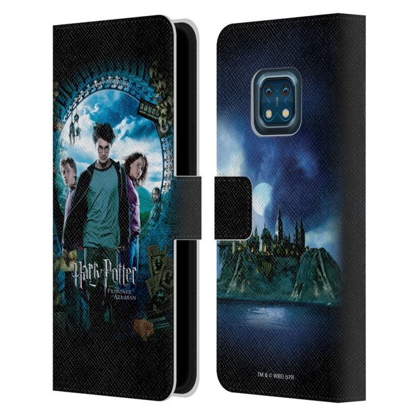 Harry Potter Prisoner Of Azkaban IV Ron, Harry & Hermione Poster Leather Book Wallet Case Cover For Nokia XR20