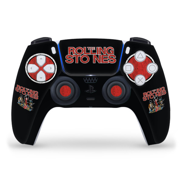 The Rolling Stones Art Band Vinyl Sticker Skin Decal Cover for Sony PS5 Sony DualSense Controller