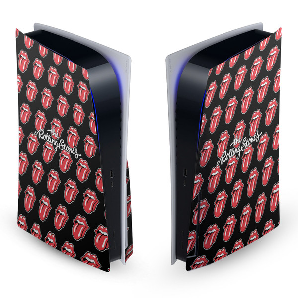 The Rolling Stones Art Licks Tongue Logo Vinyl Sticker Skin Decal Cover for Sony PS5 Disc Edition Console