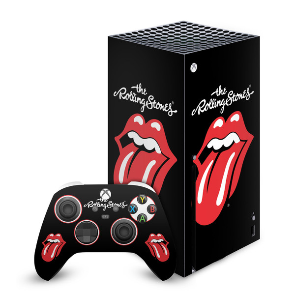 The Rolling Stones Art Classic Tongue Logo Vinyl Sticker Skin Decal Cover for Microsoft Series X Console & Controller