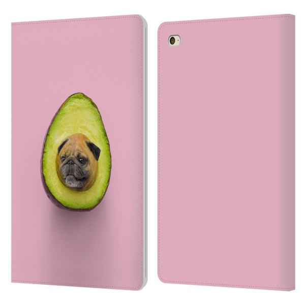 Pixelmated Animals Surreal Pets Pugacado Leather Book Wallet Case Cover For Apple iPad mini 4