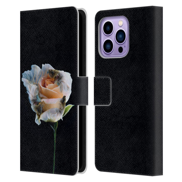 Pixelmated Animals Surreal Pets Betaflower Leather Book Wallet Case Cover For Apple iPhone 14 Pro Max