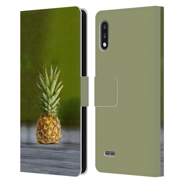 Pixelmated Animals Surreal Pets Pineapple Turtle Leather Book Wallet Case Cover For LG K22