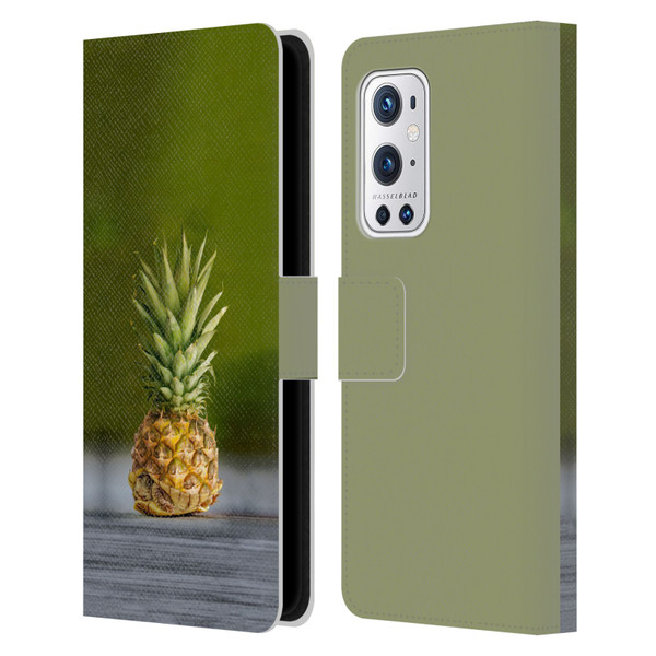 Pixelmated Animals Surreal Pets Pineapple Turtle Leather Book Wallet Case Cover For OnePlus 9 Pro