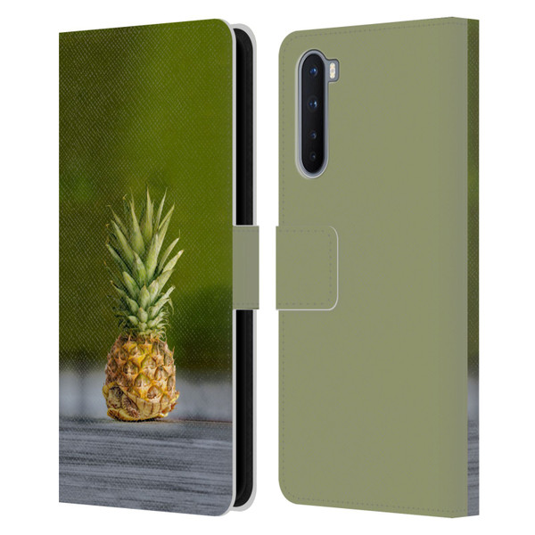 Pixelmated Animals Surreal Pets Pineapple Turtle Leather Book Wallet Case Cover For OnePlus Nord 5G