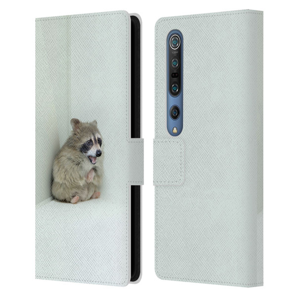 Pixelmated Animals Surreal Wildlife Hamster Raccoon Leather Book Wallet Case Cover For Xiaomi Mi 10 5G / Mi 10 Pro 5G