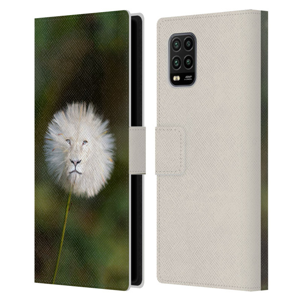 Pixelmated Animals Surreal Wildlife Dandelion Leather Book Wallet Case Cover For Xiaomi Mi 10 Lite 5G