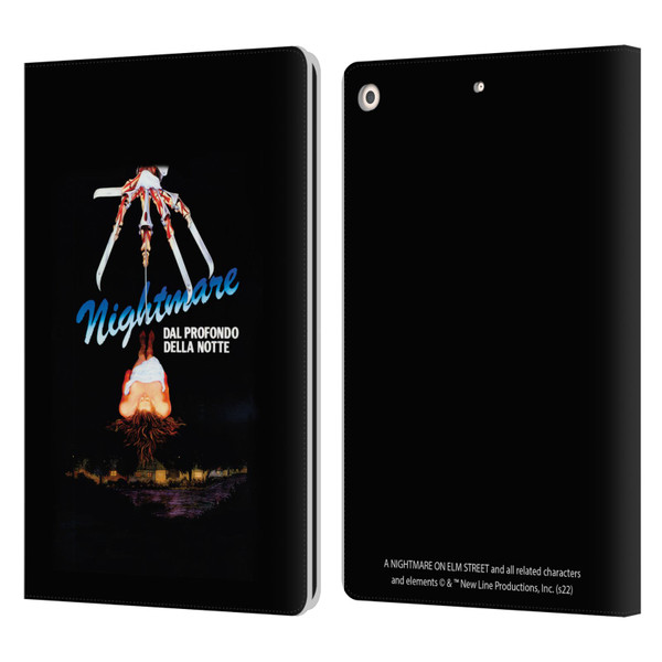 A Nightmare On Elm Street (1984) Graphics Nightmare Leather Book Wallet Case Cover For Apple iPad 10.2 2019/2020/2021