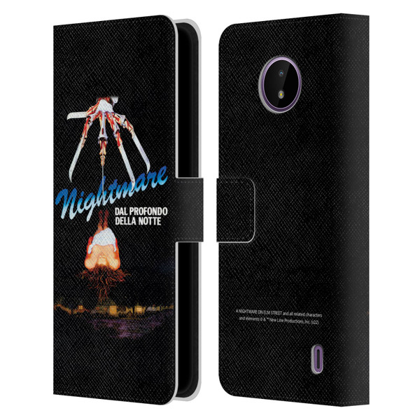 A Nightmare On Elm Street (1984) Graphics Nightmare Leather Book Wallet Case Cover For Nokia C10 / C20
