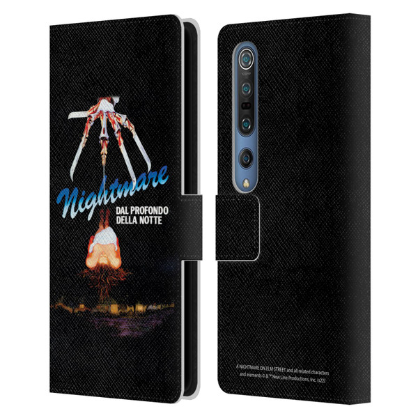 A Nightmare On Elm Street (1984) Graphics Nightmare Leather Book Wallet Case Cover For Xiaomi Mi 10 5G / Mi 10 Pro 5G