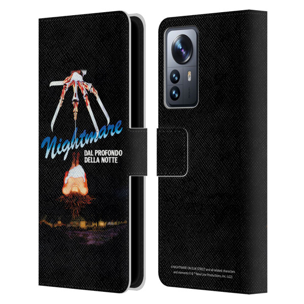 A Nightmare On Elm Street (1984) Graphics Nightmare Leather Book Wallet Case Cover For Xiaomi 12 Pro
