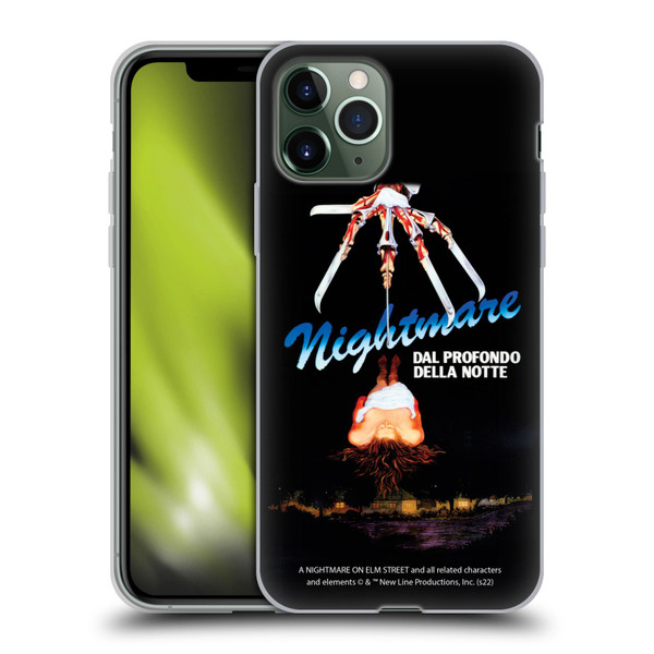 A Nightmare On Elm Street (1984) Graphics Nightmare Soft Gel Case for Apple iPhone 11 Pro