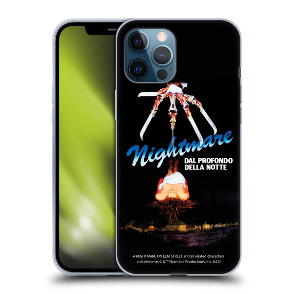 A Nightmare On Elm Street (1984) Graphics Nightmare Soft Gel Case for Apple iPhone 12 Pro Max