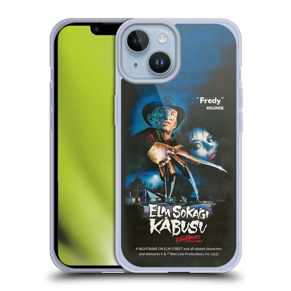 A Nightmare On Elm Street (1984) Graphics Elm Sokagi Soft Gel Case for Apple iPhone 14