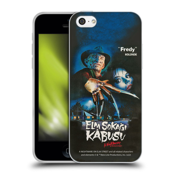 A Nightmare On Elm Street (1984) Graphics Elm Sokagi Soft Gel Case for Apple iPhone 5c