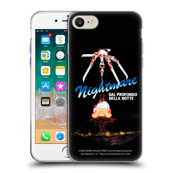 A Nightmare On Elm Street (1984) Graphics Nightmare Soft Gel Case for Apple iPhone 7 / 8 / SE 2020 & 2022