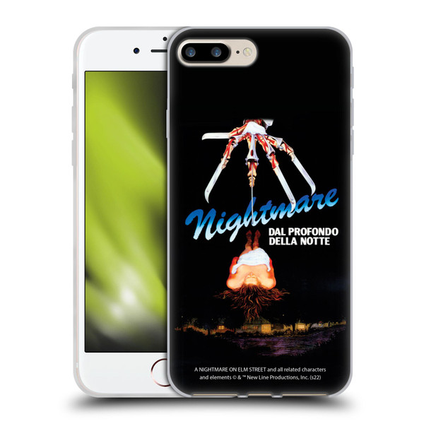 A Nightmare On Elm Street (1984) Graphics Nightmare Soft Gel Case for Apple iPhone 7 Plus / iPhone 8 Plus