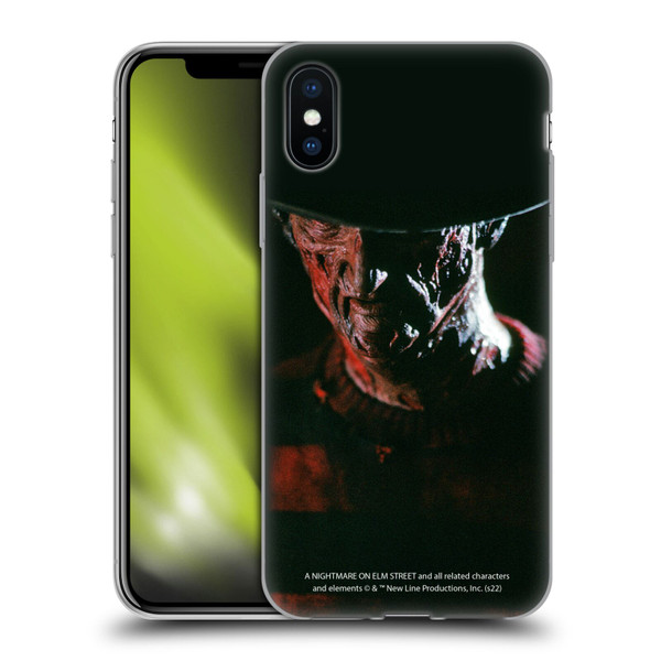 A Nightmare On Elm Street (1984) Graphics Freddy Soft Gel Case for Apple iPhone X / iPhone XS